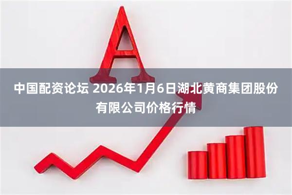 中国配资论坛 2026年1月6日湖北黄商集团股份有限公司价格行情